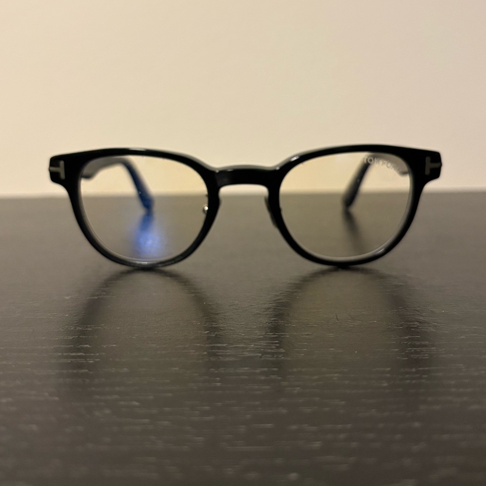 Tom Ford Black Glasses TF5783 D-B Black Round Eyeglasses 47-23-145mm (NO CASE)